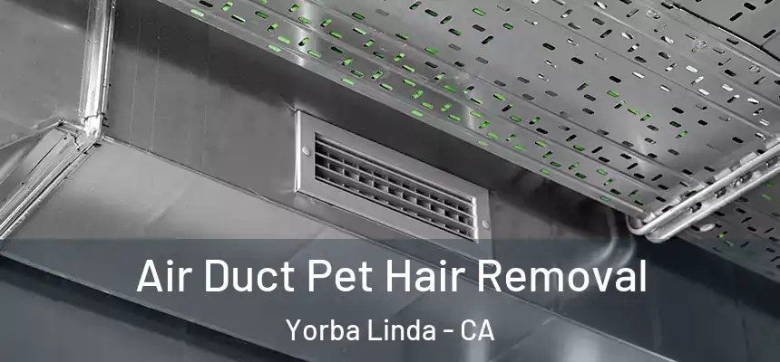 Air Duct Pet Hair Removal Yorba Linda - CA