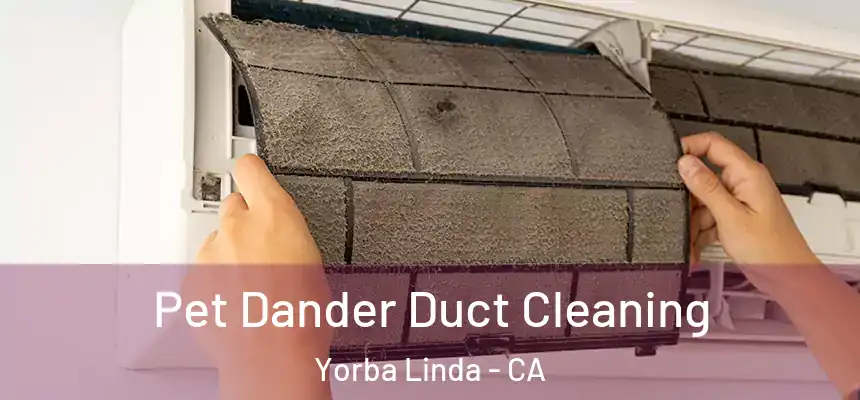 Pet Dander Duct Cleaning Yorba Linda - CA